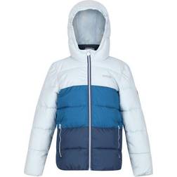 Regatta Kid's Lofthouse V Insulated Hooded Jacket - Ice Blue/Blue Sapphire/Dark Denim (RKN113_J9J)