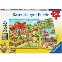 Ravensburger Animal Holiday 3x49 Pieces