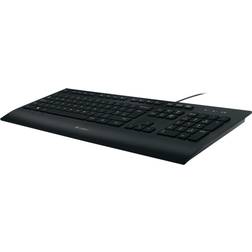 Logitech K280e Clavier USB Allemand Noir