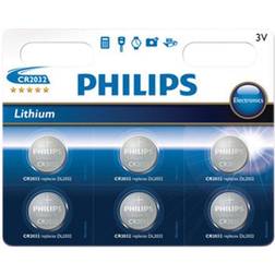 Philips CR2032 210mAh 6-pack