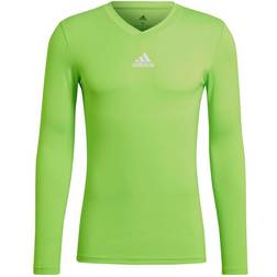 adidas Team Base Long Sleeve T-shirt Men - Solar Green