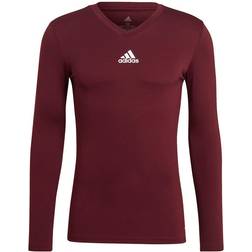 Adidas Team Base Long Sleeve T-shirt Men - Team Maroon