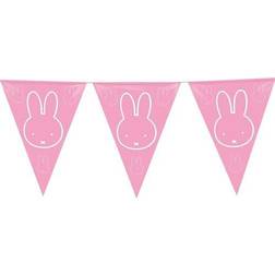 Flags line Miffy pink, 6mtr