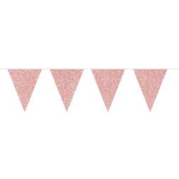 Folat Rose gold glitter banner 6 meter