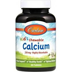 Carlson Labs Kid's Chewable Calcium 60 tablets