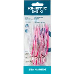 Kinetic Sabiki Octopus Rig Pink Glow