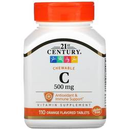 21st Century Chewable C 500mg Orange