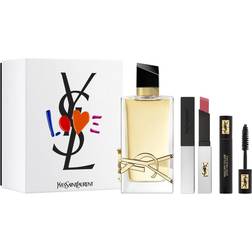 Yves Saint Laurent Libre Gift Set EdP 90ml + Rouge Pur Couture The Slim Sheer #112 + Mini Mascara