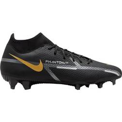 Nike Phantom GT2 Academy Dynamic Fit MG - Black/Metallic Gold/Dark Grey/Metallic Dark Grey