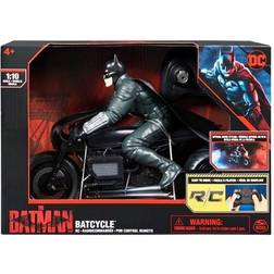 DC Comics Batman DC Comics 6060490 Batcycle RC Rider Action Figure, Official Movie Styling, Kids Toys for Boys and Girls Ages 4 and Up
