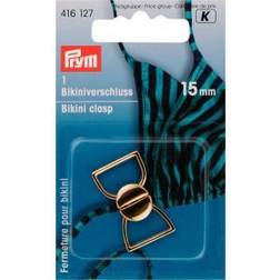 Prym Bikinispänne metal 15mm guldfärg 1 st