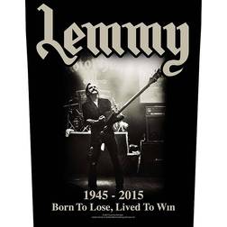 Motörhead Lemmy Back Patch: Lived to Win