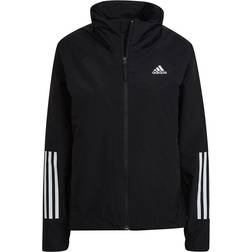 Adidas Women BSC 3-Stripes Rain Rdy Jacket - Black