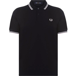 Fred Perry Twin Tipped Polo Shirt - Black