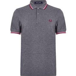 Fred Perry Twin Tipped Polo Shirt - Grey