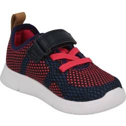 Clarks Toddler Ath Flux - Navy/Raspberry