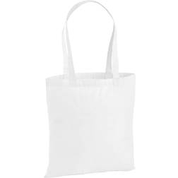 Westford Mill Premium Cotton Tote Bag - White