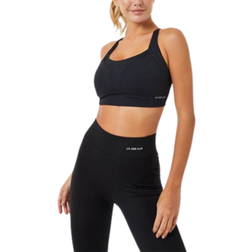 LA Gear Medium Support Sports Bra - Black