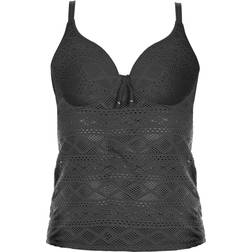 Freya Sundance Tankini Top - Black