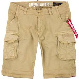 Alpha Industries Crew Shorts - Sand