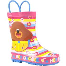 Hey Duggee Flowers & Butterflies Wellington Boots - Pink/Yellow/Blue