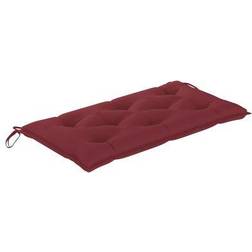 vidaXL - Chair Cushions Red (110x50)