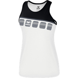 Erima Kid's 5-C Tank Top - White/Black/Dark Grey