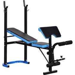 Homcom Adjustable Weight Bench with Leg Developer