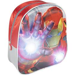 Cerda 3D Lights Avengers Backpack - Red