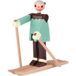 Kay Bojesen Skidåkare pojke Boje Prydnadsfigur 15.5cm