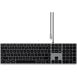 Satechi Slim W3 Wired Backlit Keyboard (Nordic)