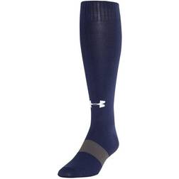 Under Armour Soccer Solid Over-The-Calf Socks Men - Midnight Navy/White