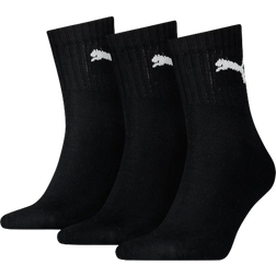 Puma Unisex Adult Crew Socks 3-pack - Black