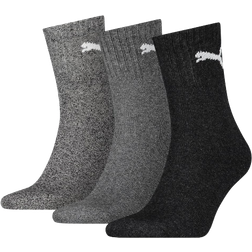 Puma Unisex Adult Crew Socks 3-pack - Grey