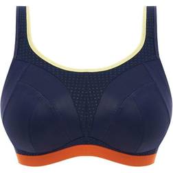 Freya Dynamic Soft Cup Crop Top Sports Bra - Navy Spice