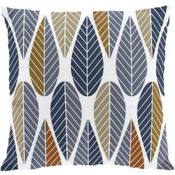 Arvidssons Textil Blader Kuddöverdrag Blå (45x45cm)