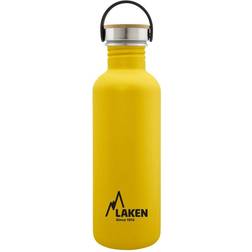 Laken Basic Stainless Steel&Bamboo Cap Wasserflasche 1L