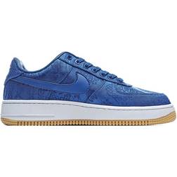 Nike CLOT x Air Force 1 PRM Royal Silk - Blue Men's