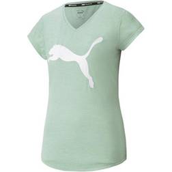 Puma Favourite Heather Cat Training T-shirt Women - Frosty Green Heather