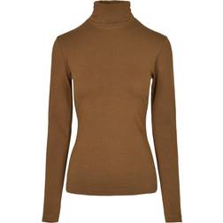 Urban Classics Ladies Basic Turtleneck LS T-shirt - Summerolive