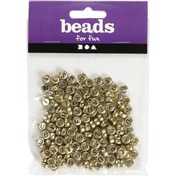 Creativ Company Gold Letter Beads 200pcs