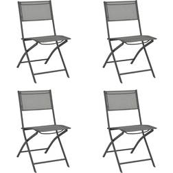 vidaXL 313081 4-pack Chaise de jardin pour repas