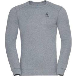 Odlo Active Warm Long-Sleeve Baselayer Top Men - Grey Melange