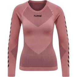 Hummel First Seamless Jersey L/S Women - Dusty Rose