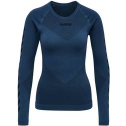 Hummel First Seamless Jersey L/S Women - Dark Denim