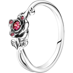 Pandora Joyería Anillo Rosa de la Bella y la Bestia de Disney 190017C01