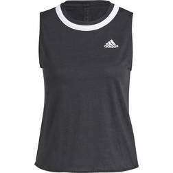 adidas Club Knotted Tennis Tank Top Women - Black/White