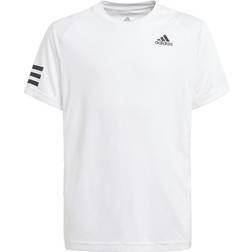 Adidas Junior Club Tennis 3-Stripes Tee - White/Black (GK8180)