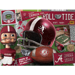 YouTheFan Alabama Crimson Tide Wooden Retro Series Puzzle 333 Pieces