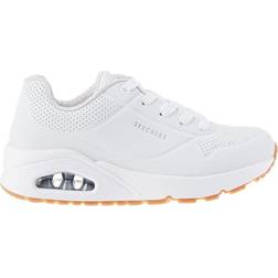 Skechers Childrens/Kids Uno Stand On Air Trainers - White